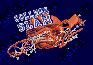 College Slam (USA) Title Screen